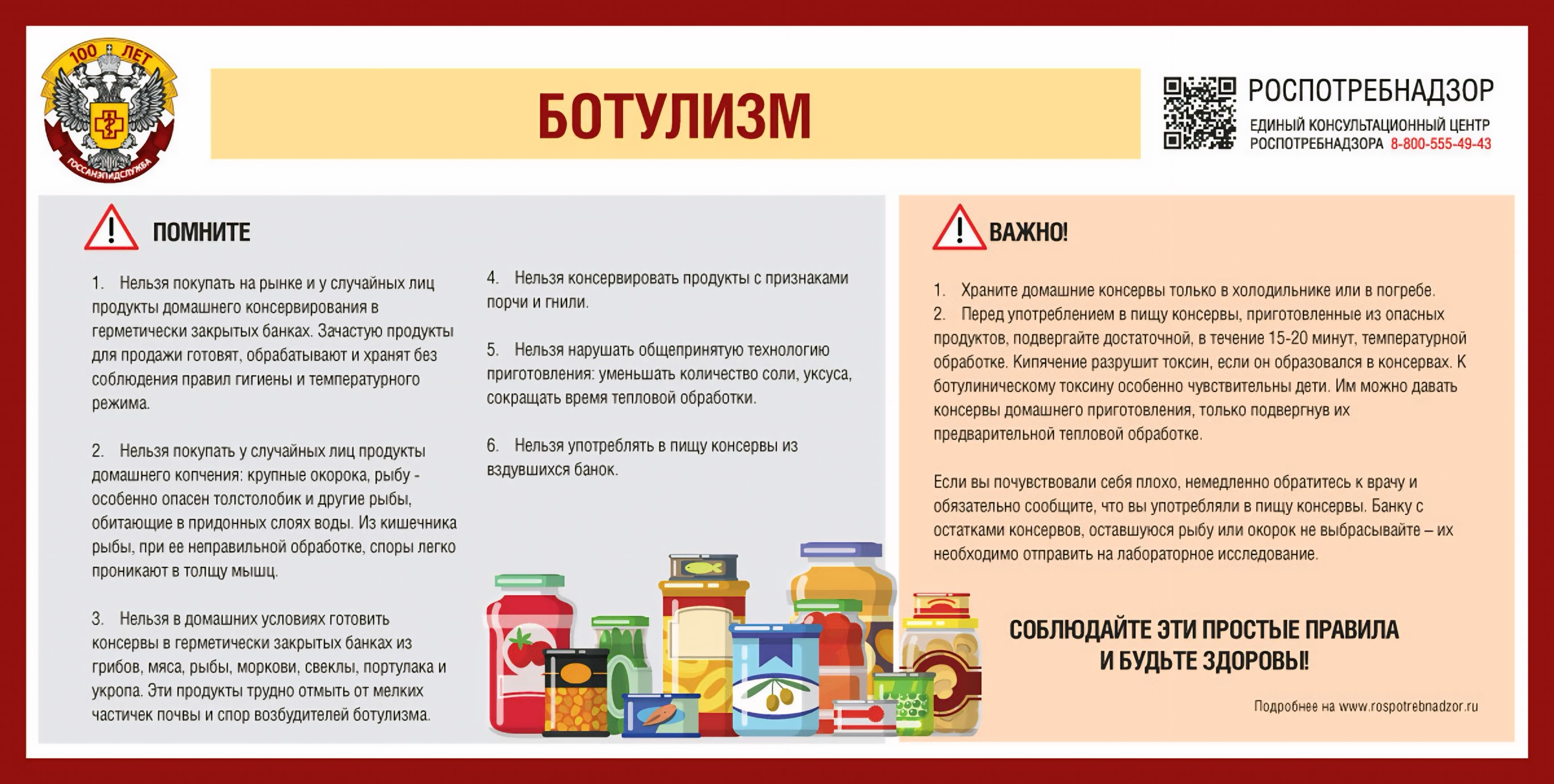 профилактика ботулизма